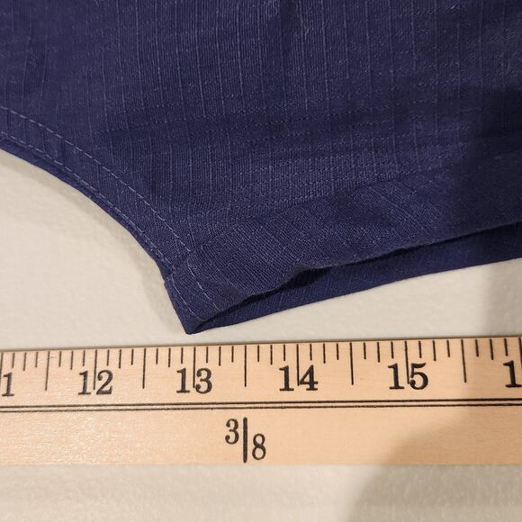 Carharrt Men's Navy Blue Ripstop Lower Rise Straight Leg Drawstring Pants 2X NEW - Picture 9 of 12